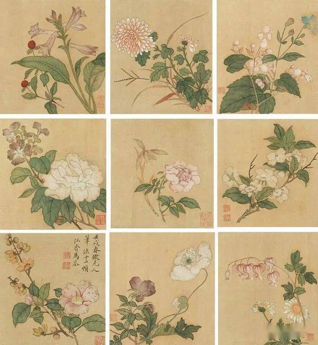 【名品视界】清代女画家马荃 花鸟作品欣赏_名家_艺术界_鉴定