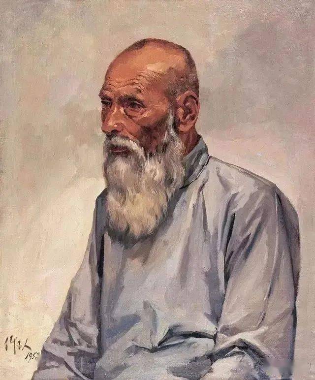 【写生】法由我变,艺为人生——吴作人作品_油画_布面_cm