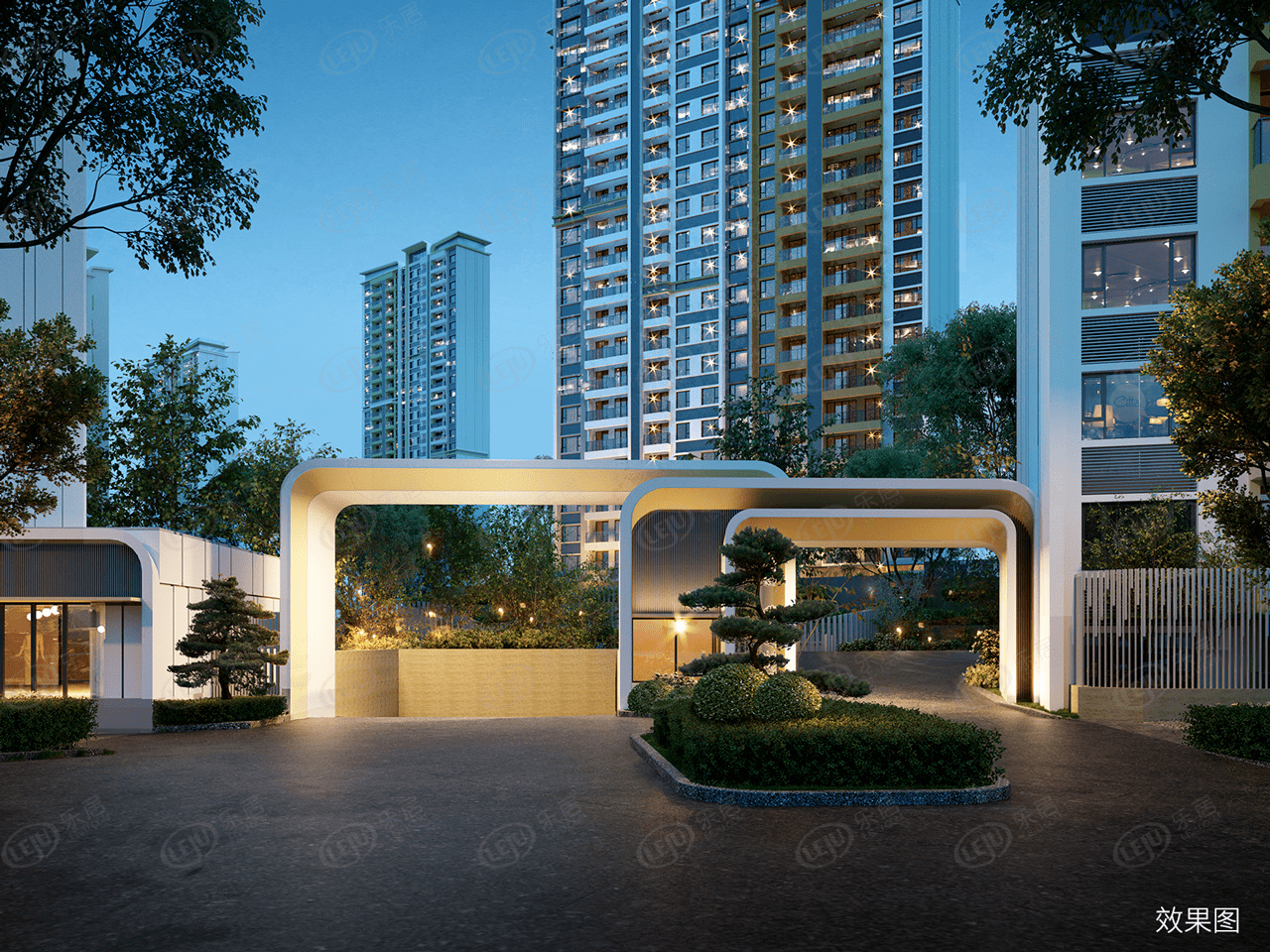 地郑州常春藤住宅 户型面积85~107㎡ 起价约8600元/㎡_项目_智慧_商业