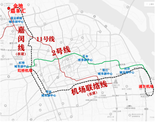 嘉闵线嘉定新城站点图片