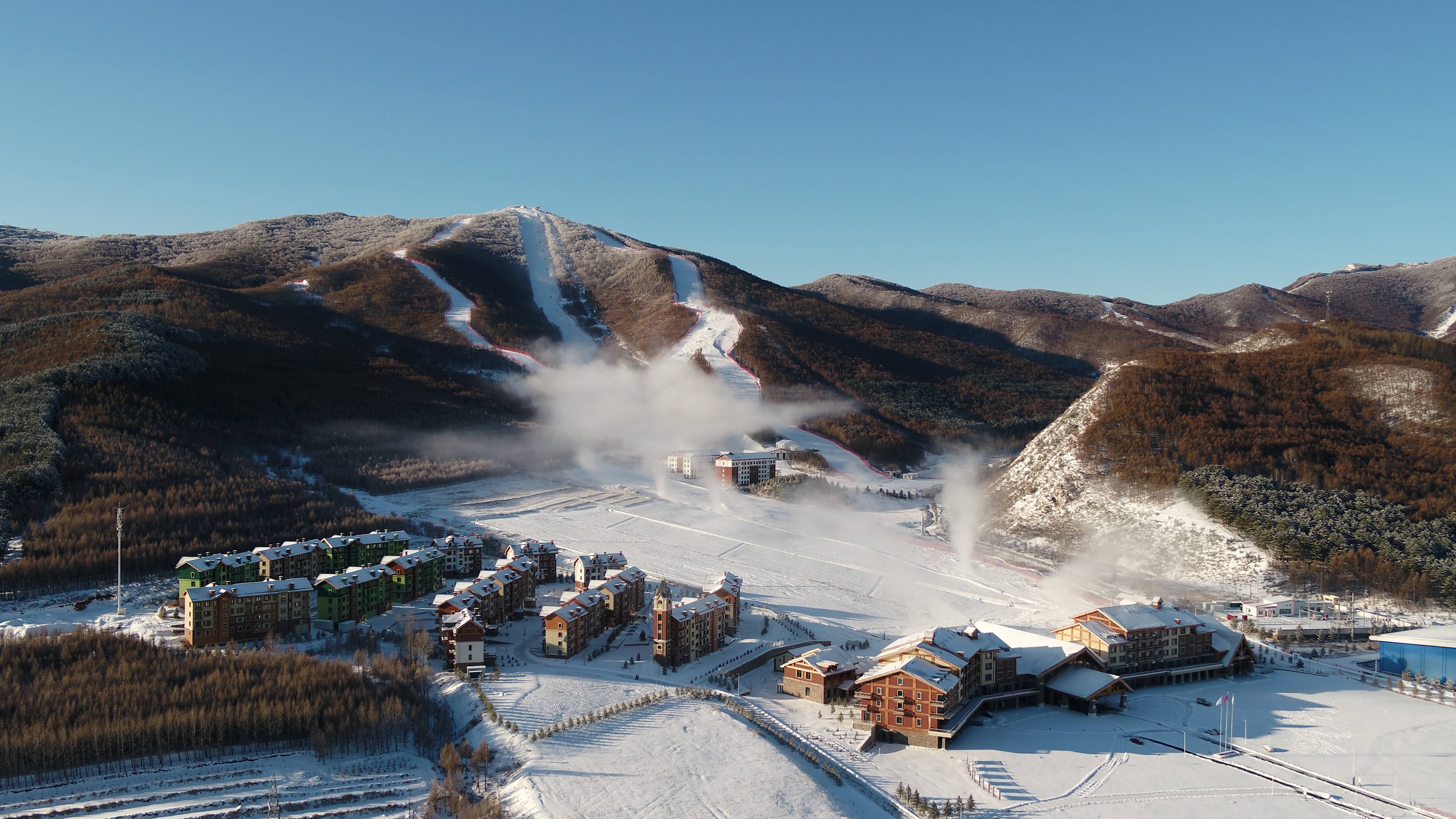 美林谷滑雪场密接图片