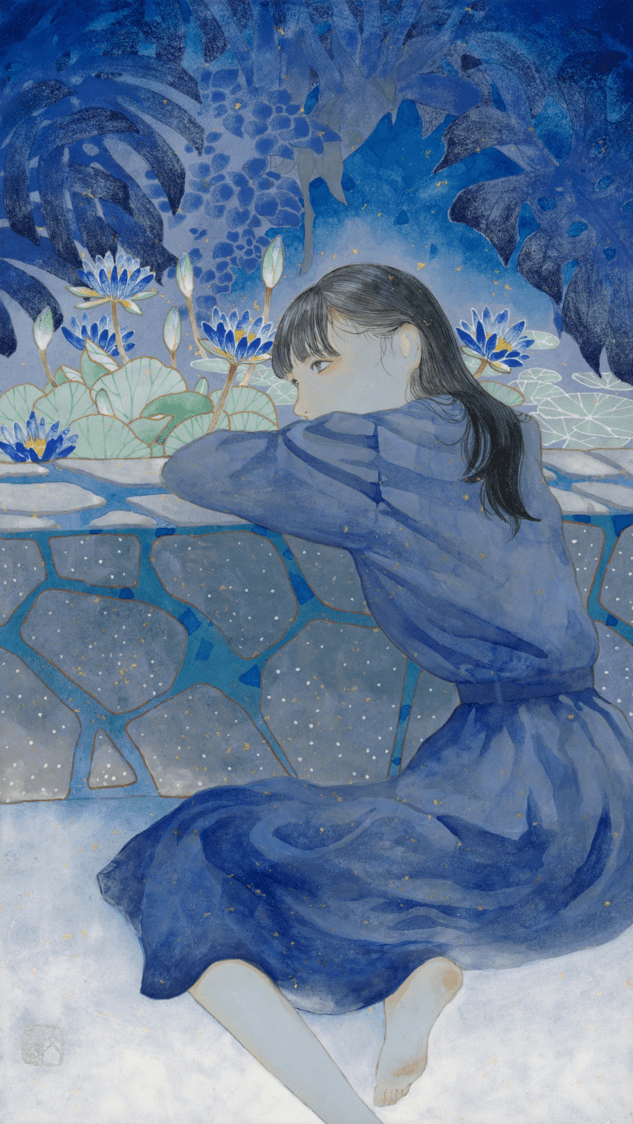 m50展讯|隐秘幻景 — 饭田文香个展_cm_矿物_彩画