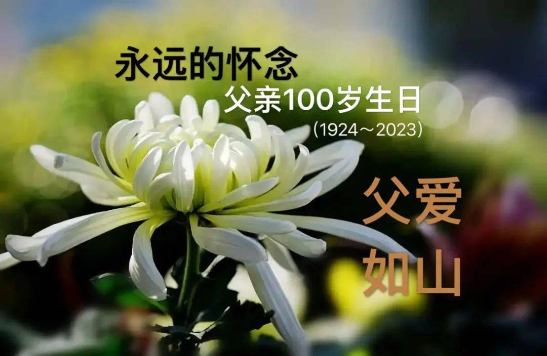 纪念父亲100岁生日