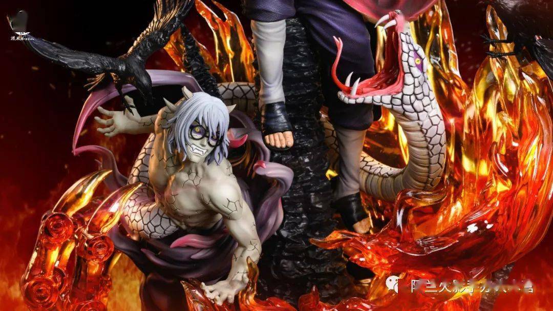 实物可参考灰模,佐助衣纹打印