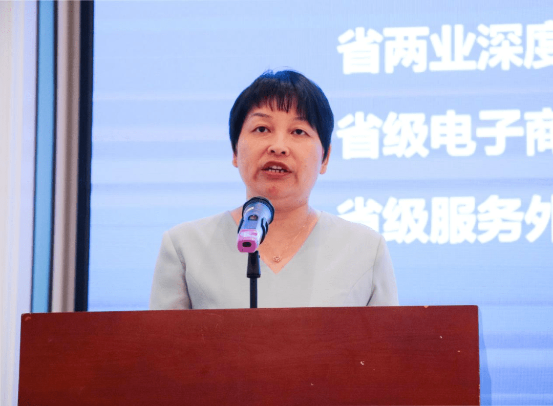 李海燕主持活动并作开发区现代服务业专题推介.