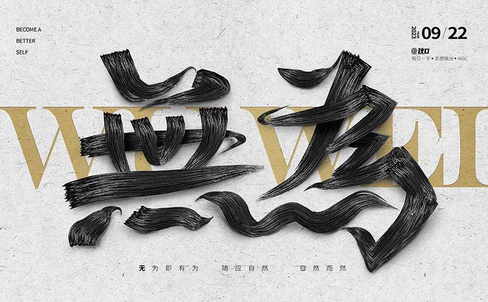 字体帮2743:67无为 今日命题:自由命题_作品_微信_com