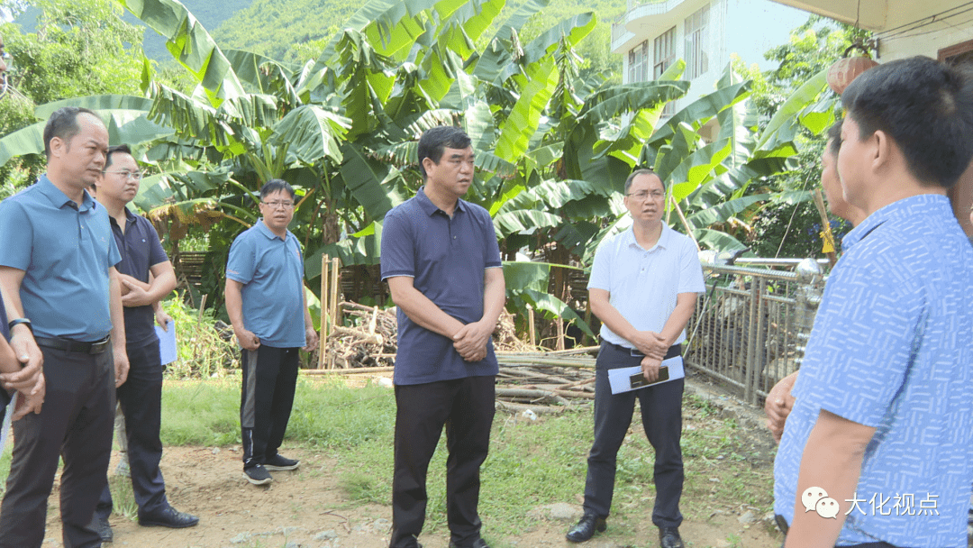 自治县党委常委,县委办主任黄大友参加调研活动.