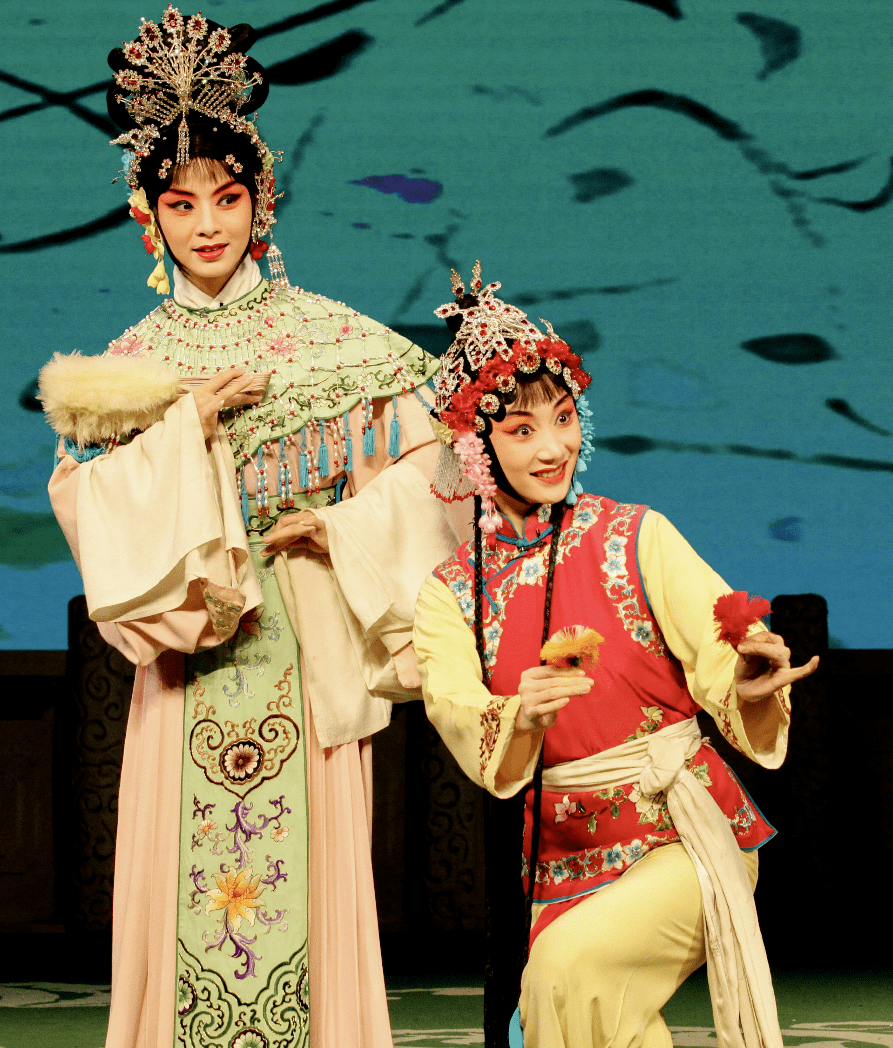 "中秋佳节 牡丹花开" 武汉楚剧院优秀青年演员蔡薇,万江红参加第十四