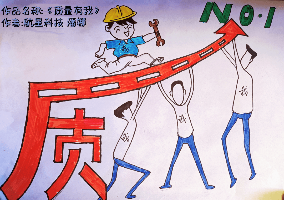 航星科技漫画作品《质量有我》总装中心宣传海报云计算和物联网事业部