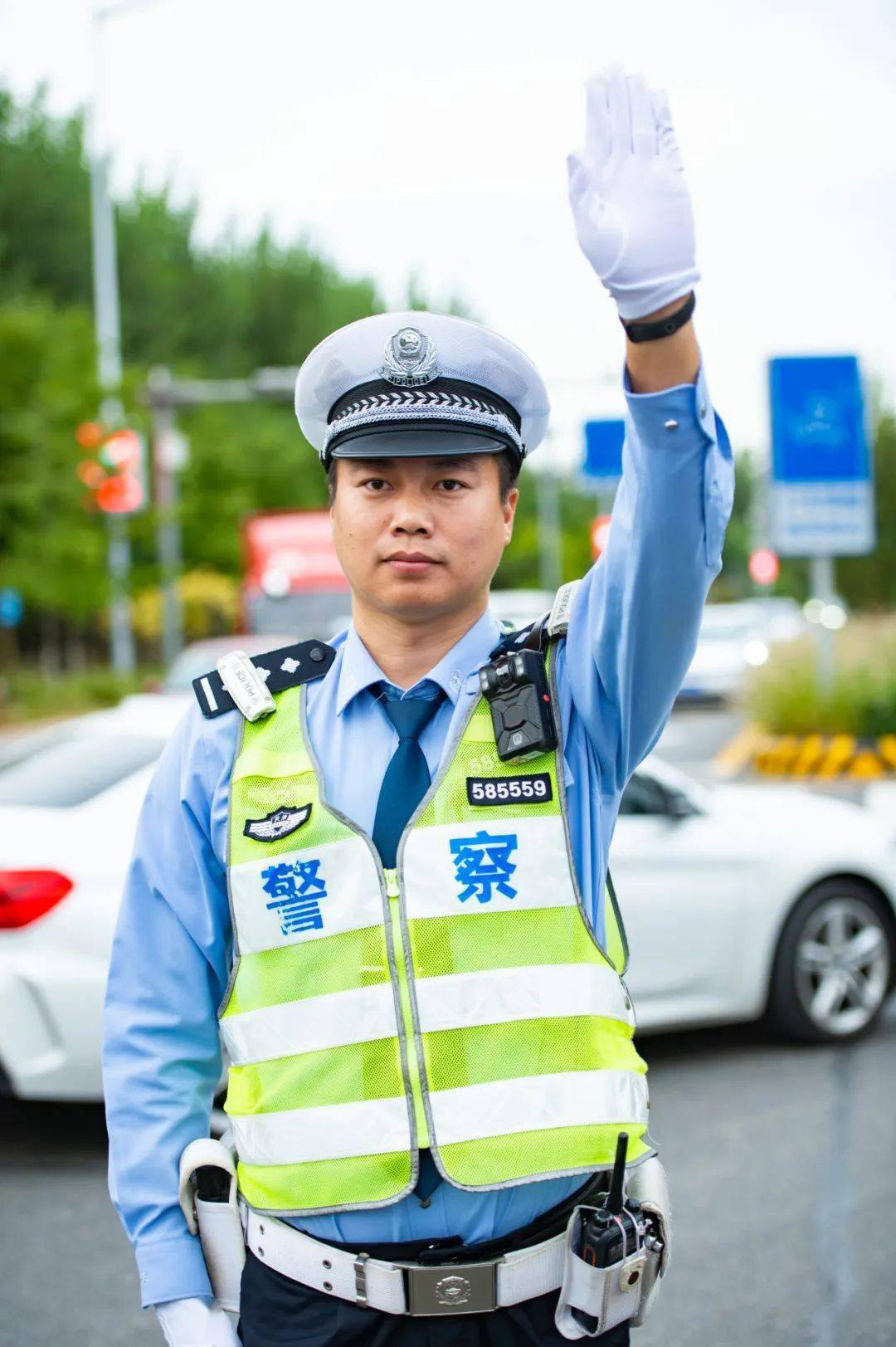 看天津滨海警察的中秋节