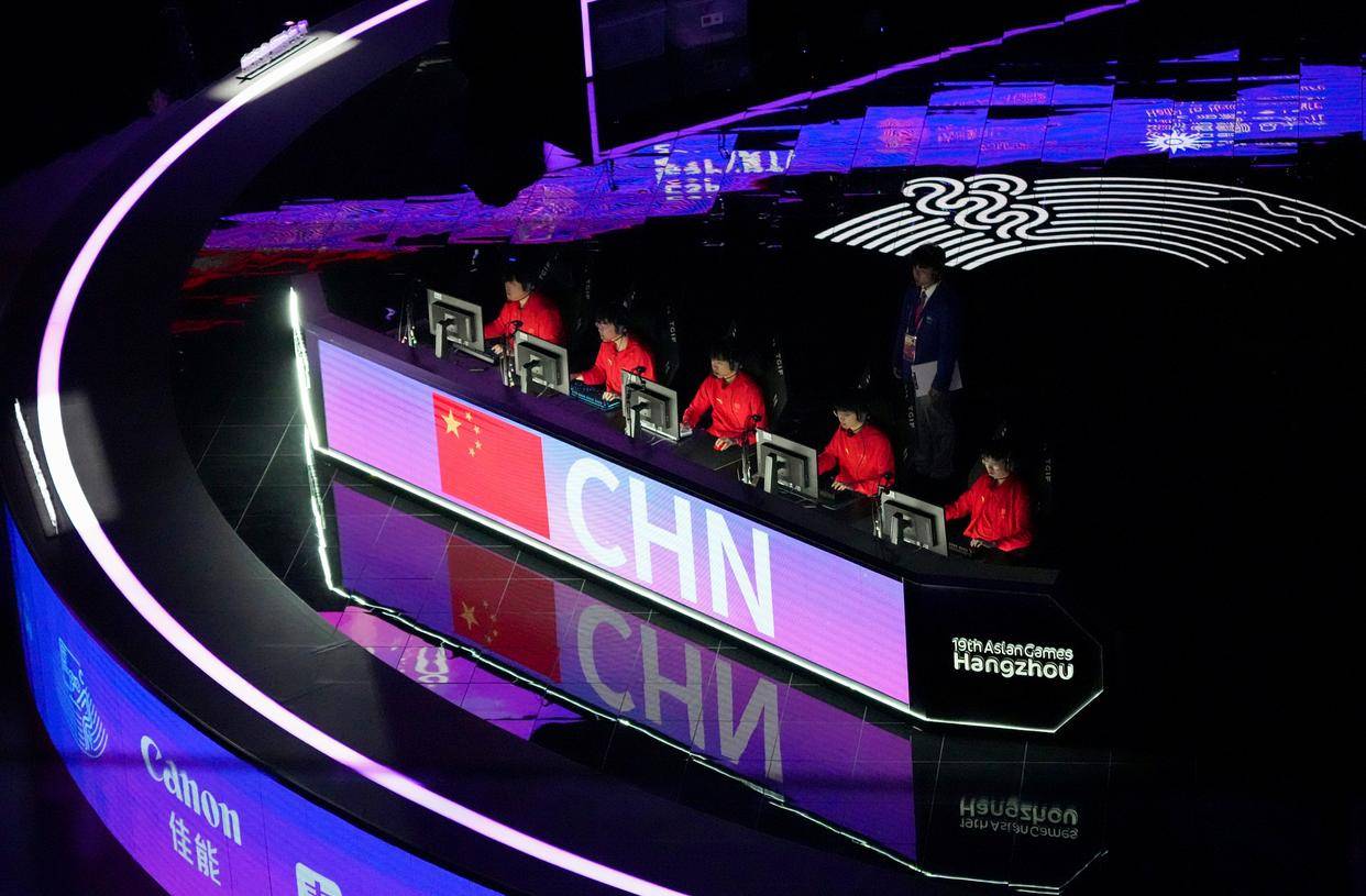 杭州亚运会丨电子竞技:中国队夺得英雄联盟季军_比赛_新华社_团战