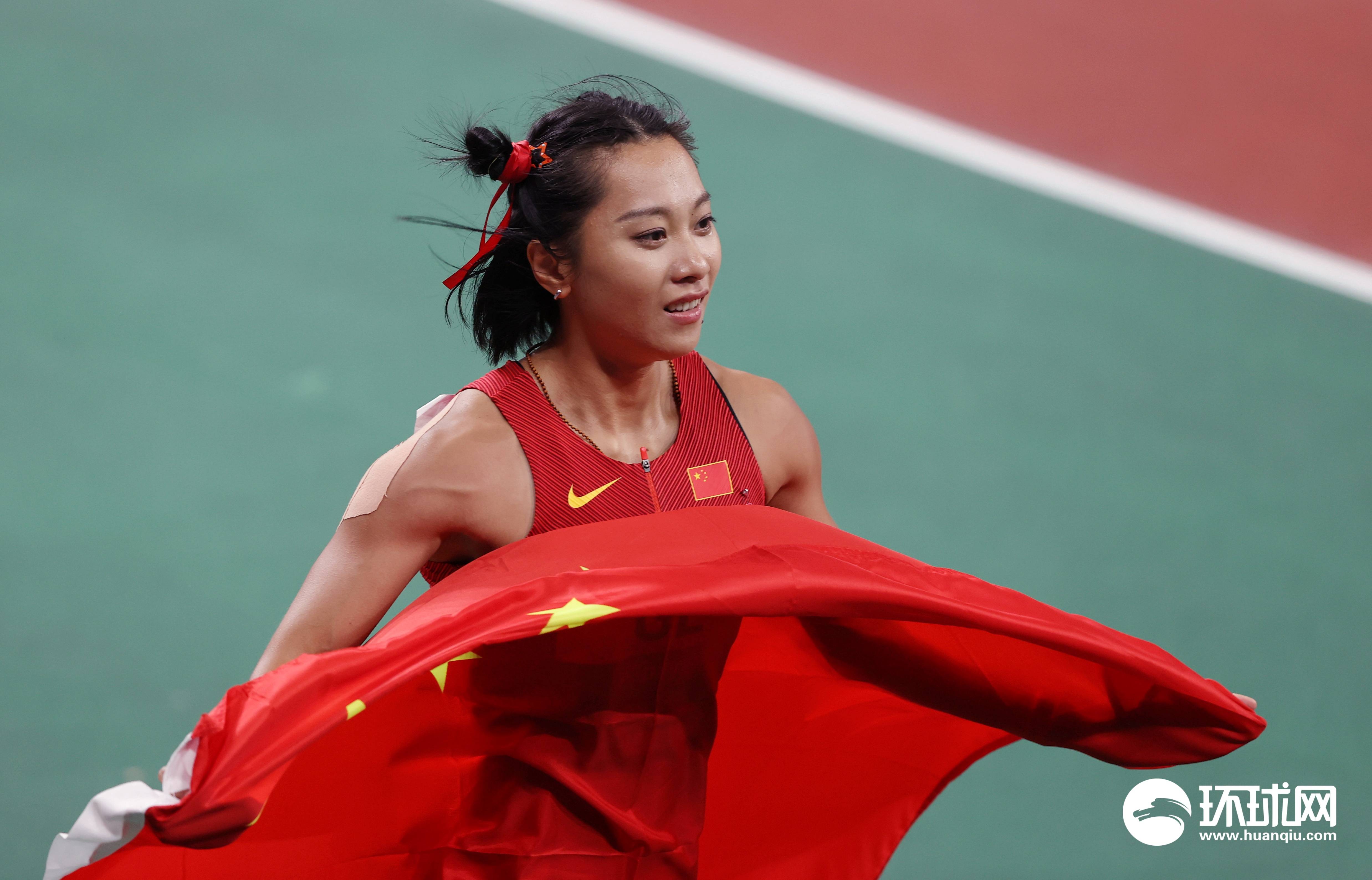 【图集】葛曼棋夺得杭州亚运会田径女子100米金牌