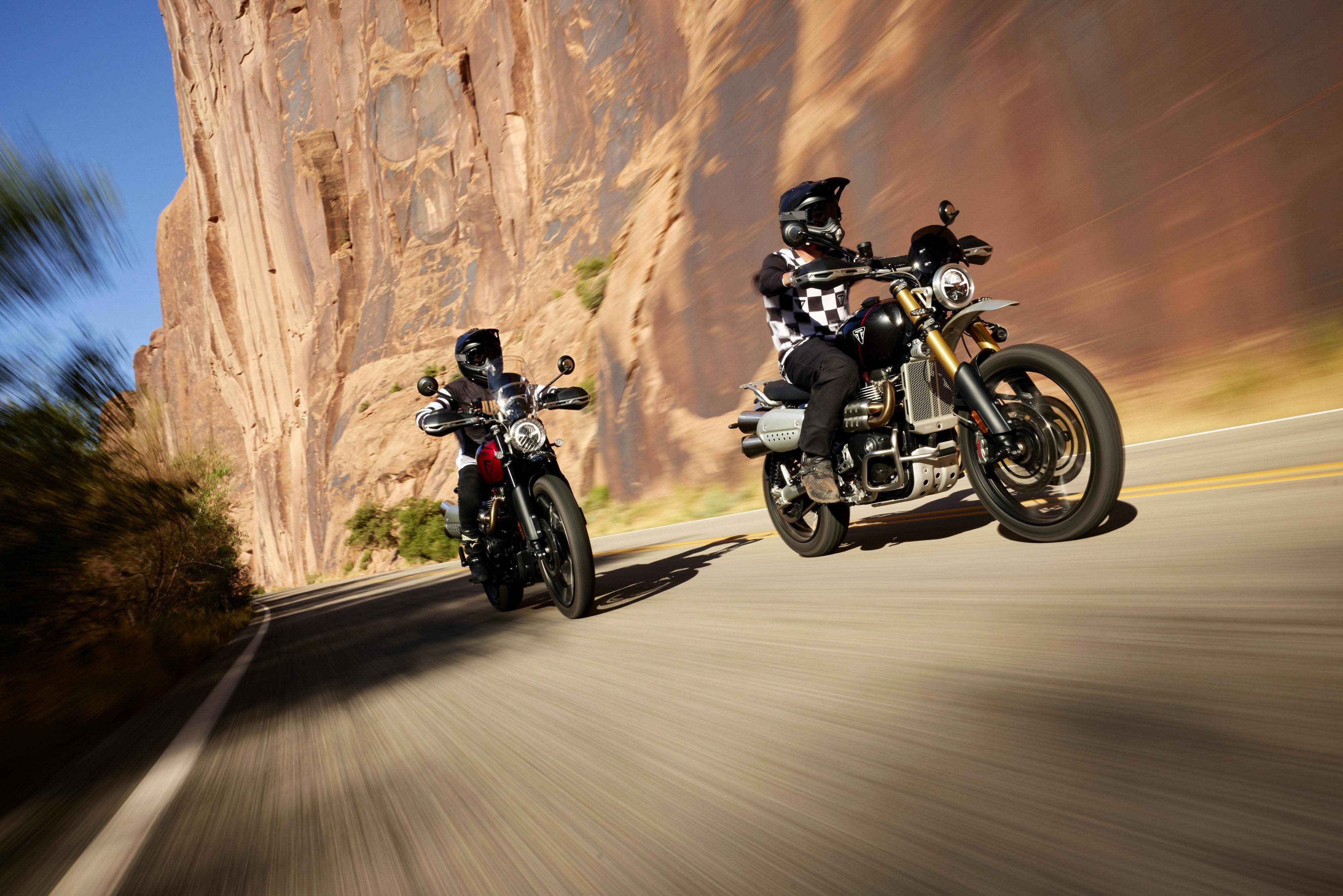 户外特写:凯旋 2024 scrambler 1200 x,xe_搜狐汽车_搜狐网