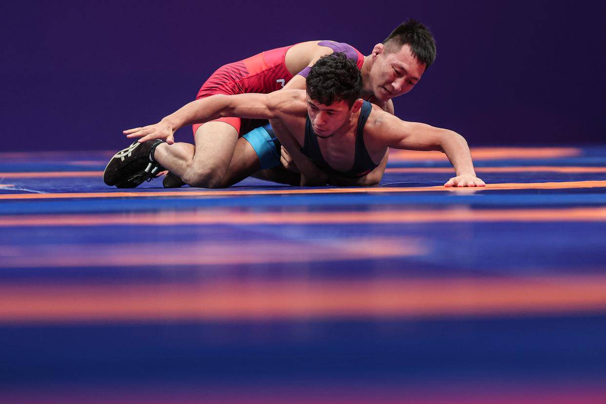 摔跤——男子自由式57公斤级赛况_手机搜狐网