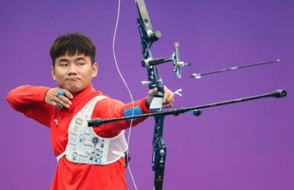 观潮|山东射箭运动员齐翔硕射落亚运会反曲弓男子个人银牌_中国队