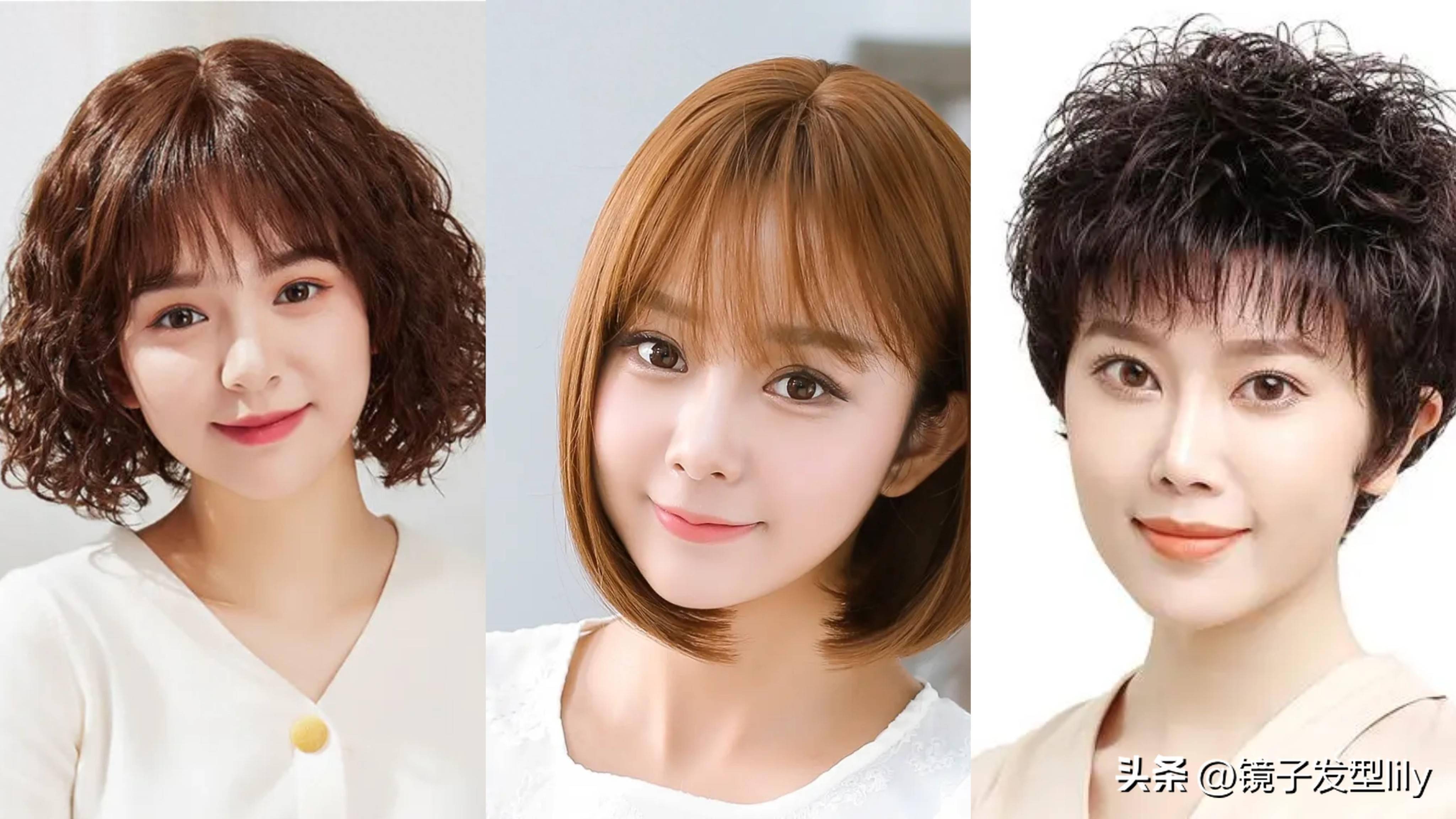 40 的女性别留长发了,这三种短发好看减龄,最后一种还很利落_发型_深