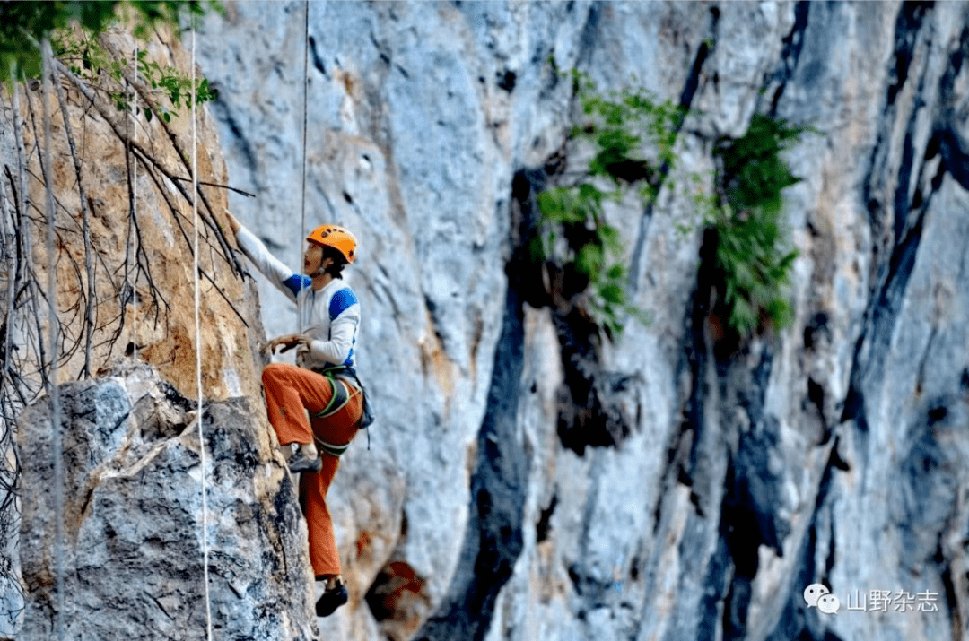 在岩壁上追寻生活的艺术与快乐_运动_华山_比赛
