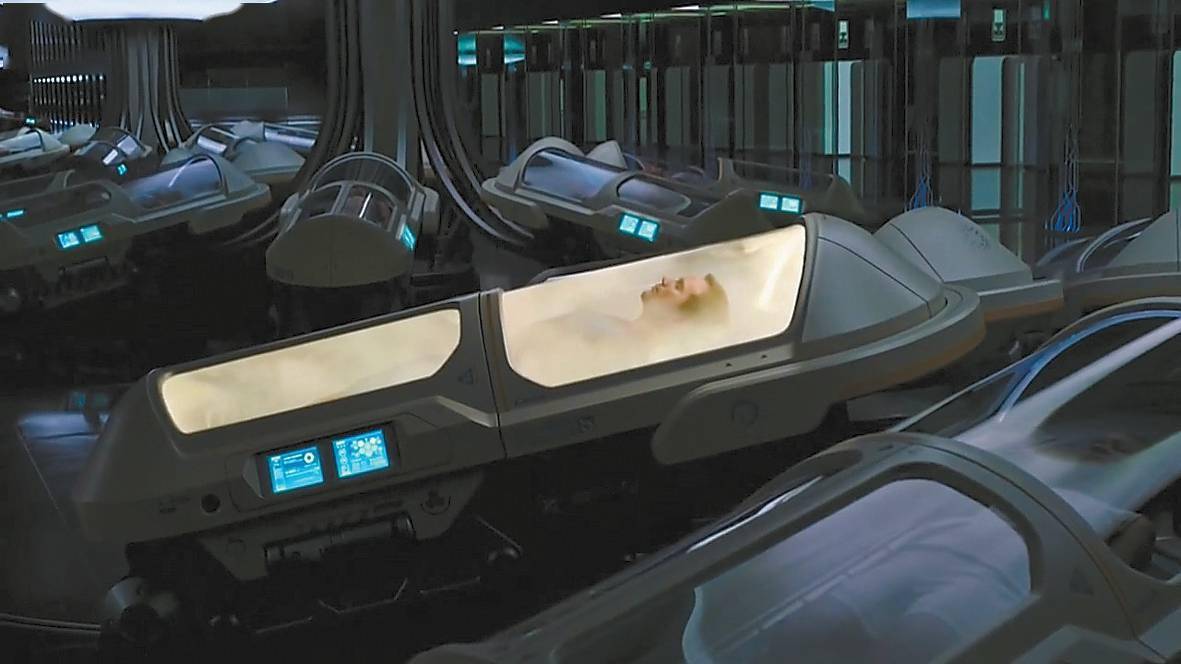 科幻电影《太空旅客》中的"太空冬眠舱"冬眠趣谈冬眠"始祖"水龙兽2000