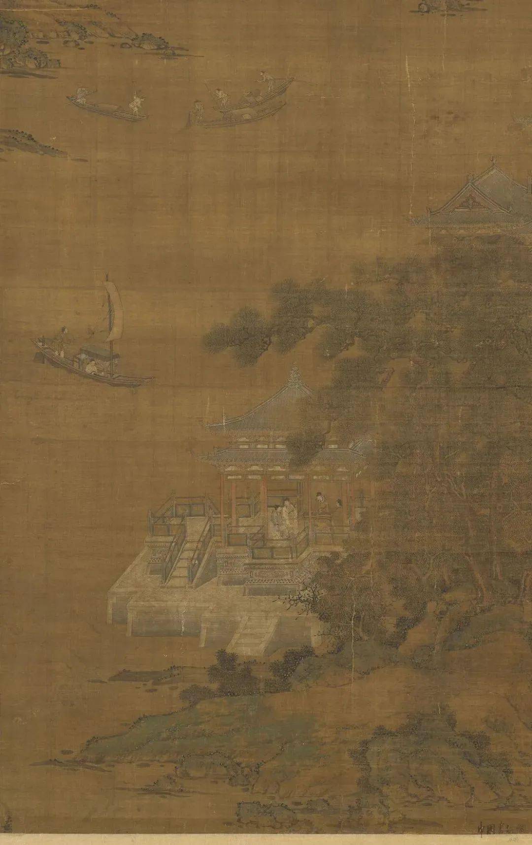 元 佚名《滕王阁图》