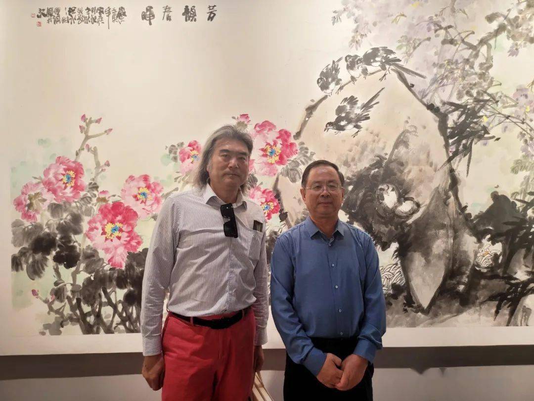 "水墨清华——岳介中花鸟画作品展"在中国画都美术馆隆重开幕_潍坊市