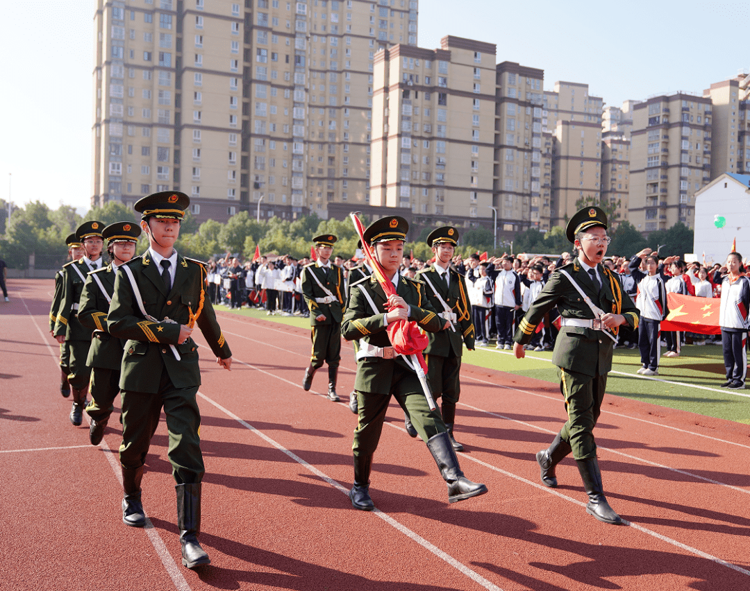 一场运动会,一堂大思政课!皋城中学这场运动会开幕式一起来感受下