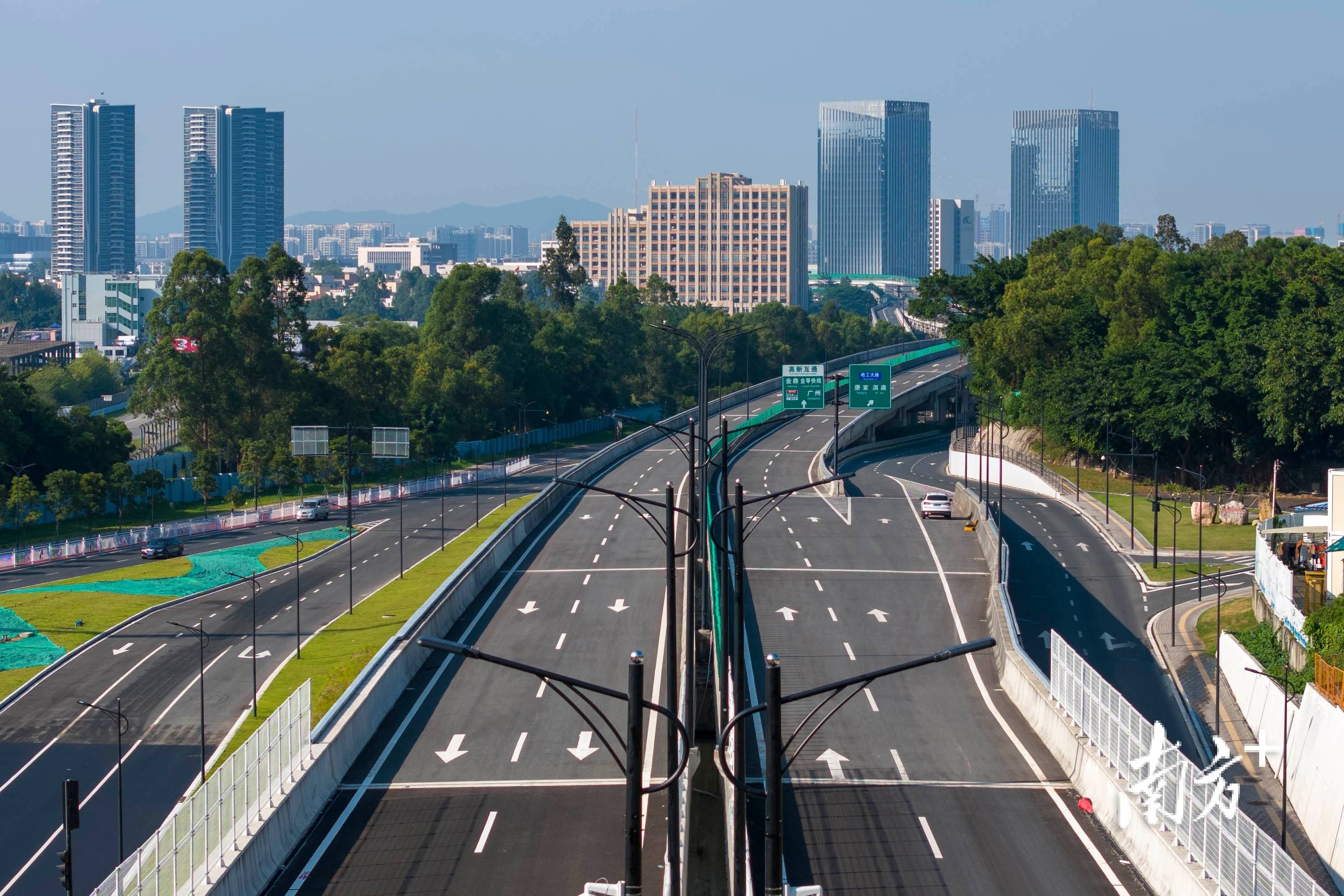 珠海兴业快线北段(西线)将于11月5日通车_隧道_通道_南方