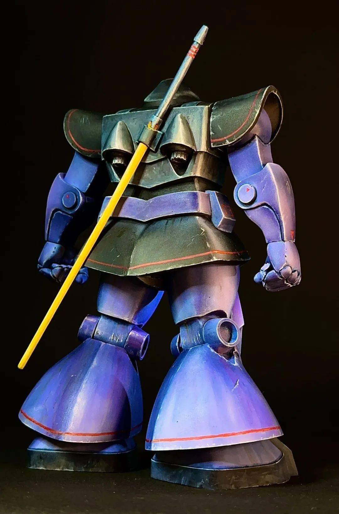 乘3的封绘插画质感,1/144三连星大魔改造涂装_公众_模型_来稿