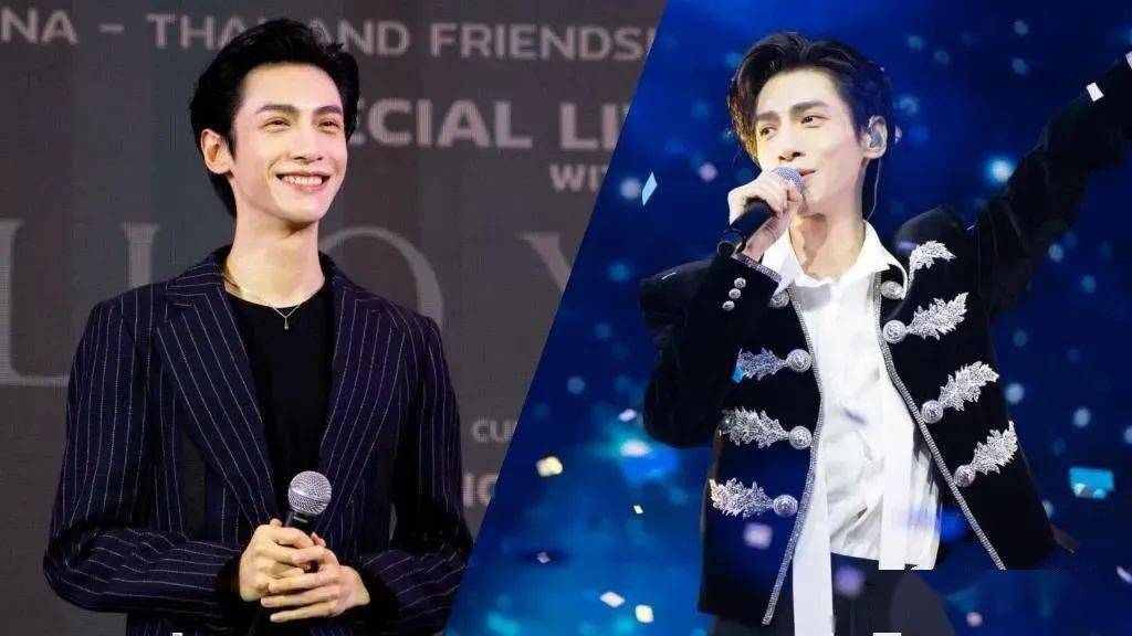 男星罗云熙作为首位中泰文化友好形象大使,出席中泰友好文化交流活动