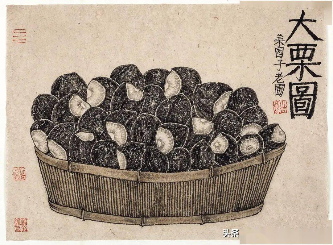 老圃的国画世界,以"素"为名_cm_作品_纸本