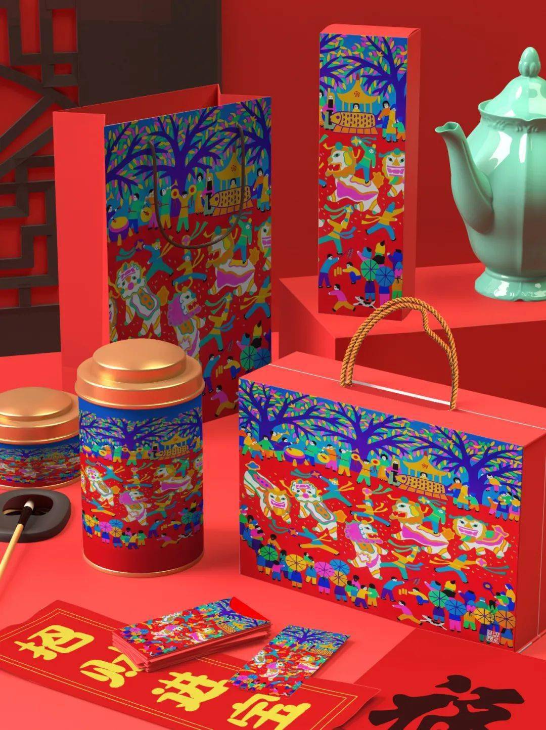 台历》——沈婷右:《庆丰收包装系列》——尹骏伟优胜奖(部分)end来源