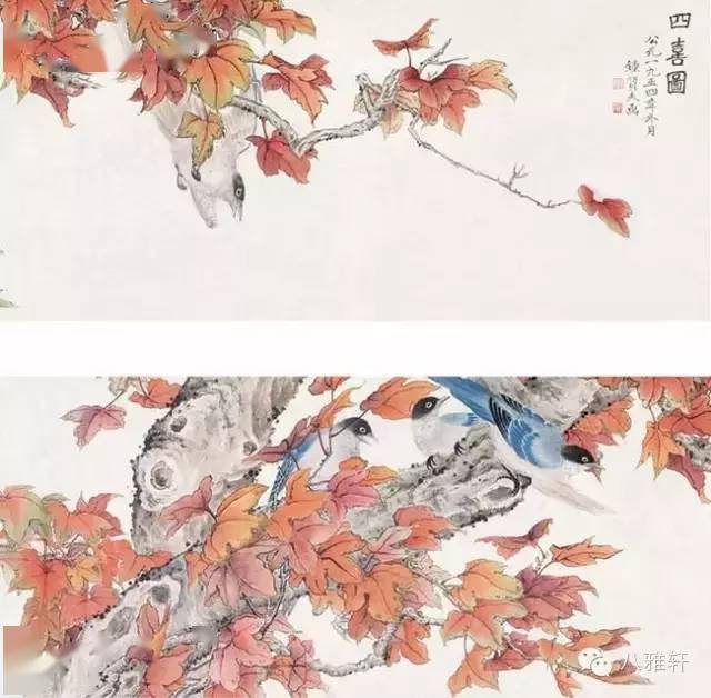 八雅轩丨【八雅丹青】他是"鲁美四老"之一,看看他的花鸟!