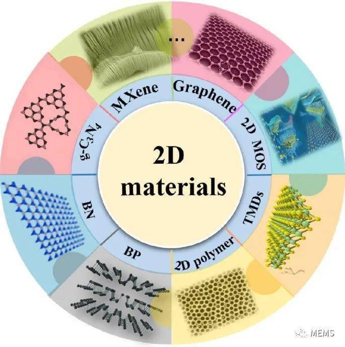综述:基于二维材料的气体传感器研究进展_mxenes_应用_领域