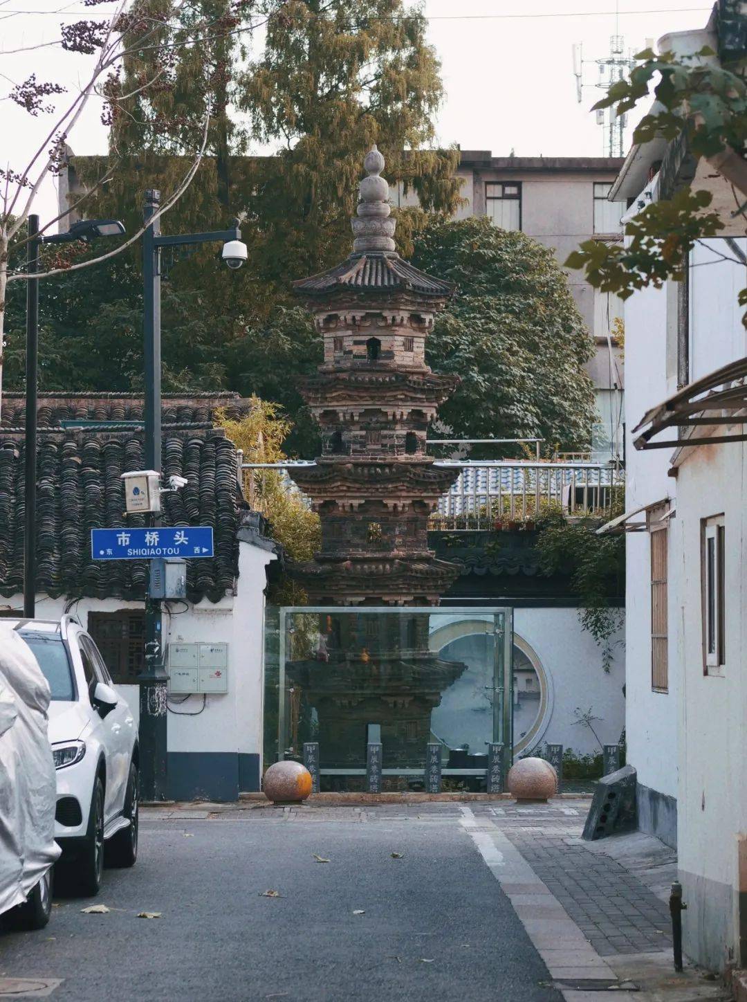 微冷知:甲辰巷砖塔_苏州_城中_抽样