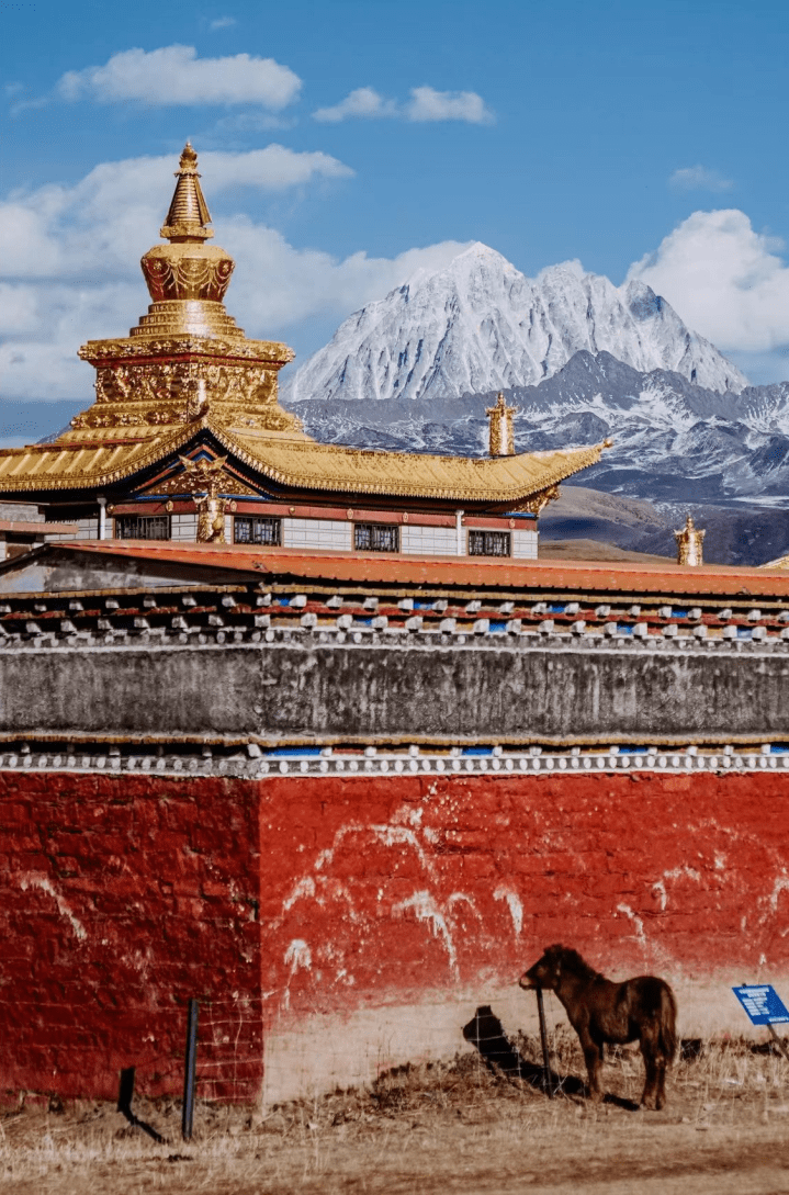 既已立冬,何不来看看甘孜雪?_环线_康定_雪山