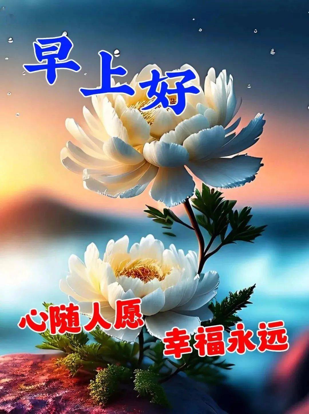 精美早安图片动态表情大全,珍惜缘份,每天问早_都平安_祝福_生活