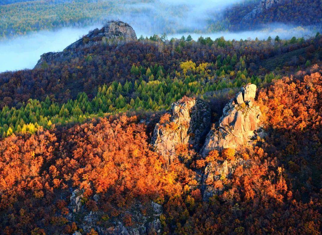 东北的秋天是那么的迷人_大兴安岭_长白山_天池