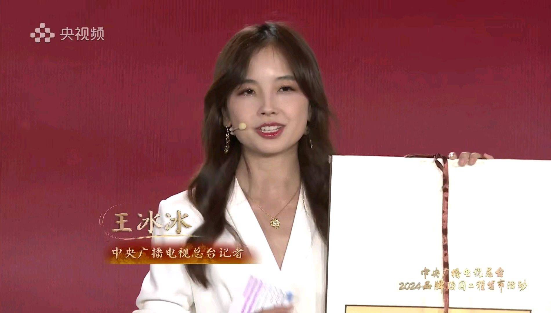 央视最美女记者王冰冰