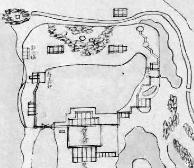 法国巴黎《圆明园地盘全图》考辨_相关_格局_图纸