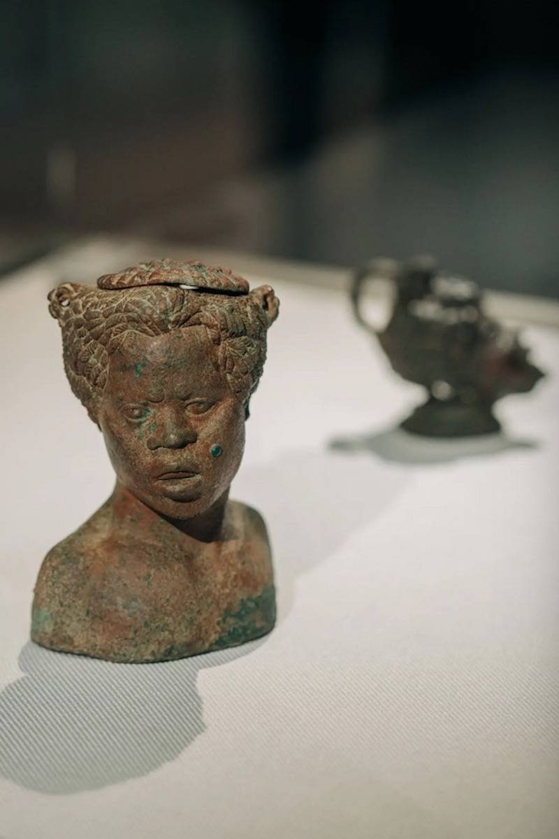 一个非洲儿童的小型半身像,2-3世纪,罗马(萨马努德