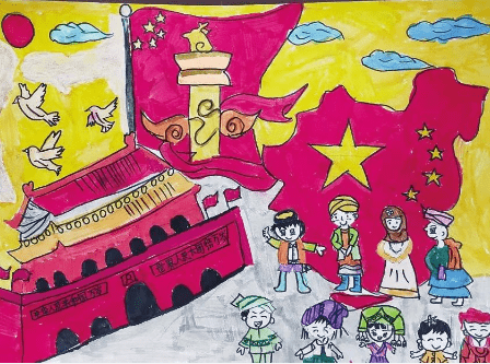 画永胜八一红军小学红色文化链接"向往的世界"在永胜县仁和镇的崇山