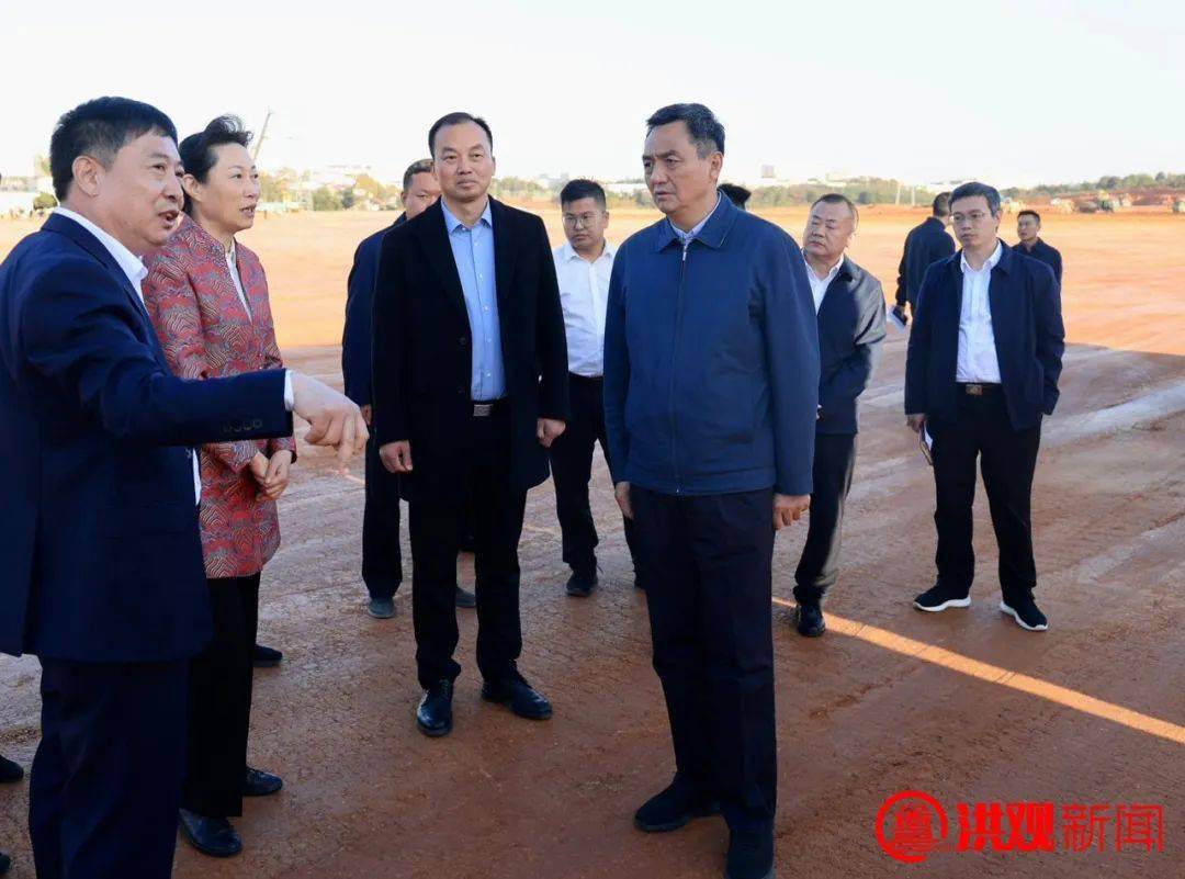李红军专题调研南昌市,赣江新区重点项目推进工作 江枝英肖玉文参加