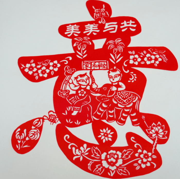 厉害了!剪纸艺术中的"铸牢中华民族共同体意识"_文化_杨爱_何平