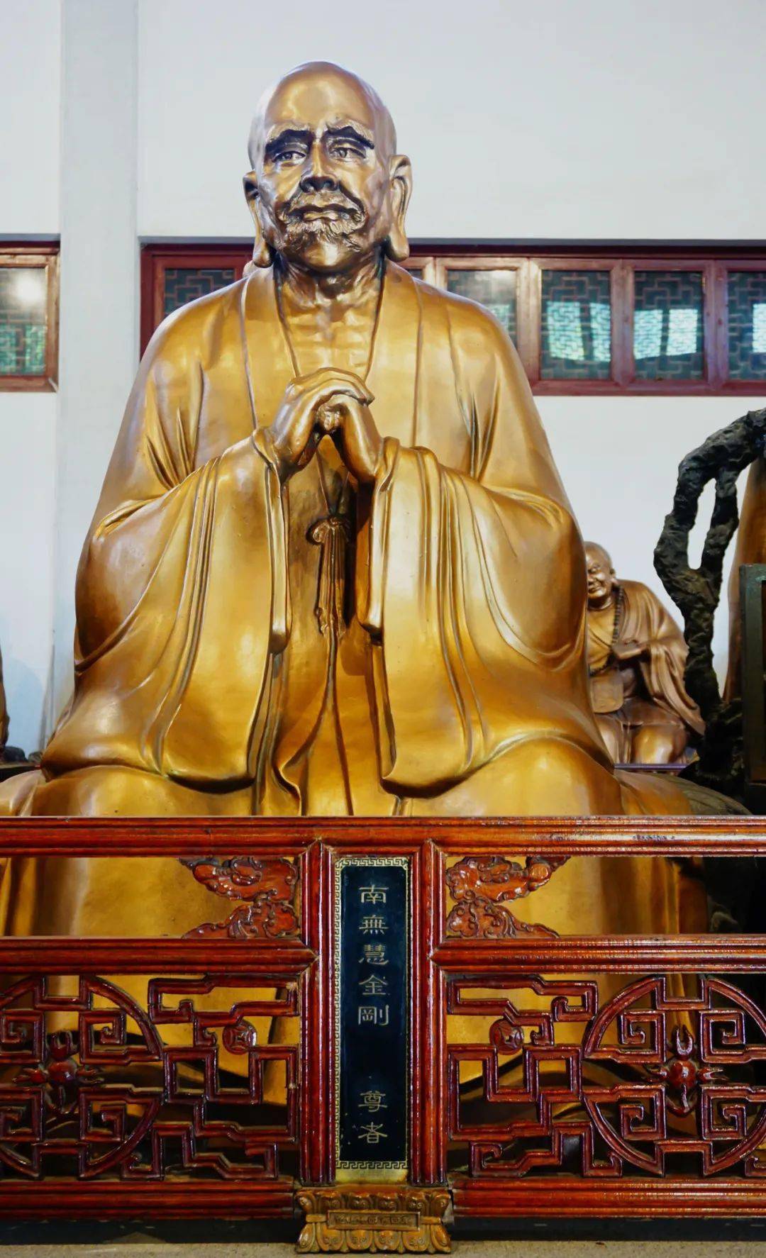 灵隐寺五百罗汉堂——慧金刚尊者(447)_尊尊_君子_小人