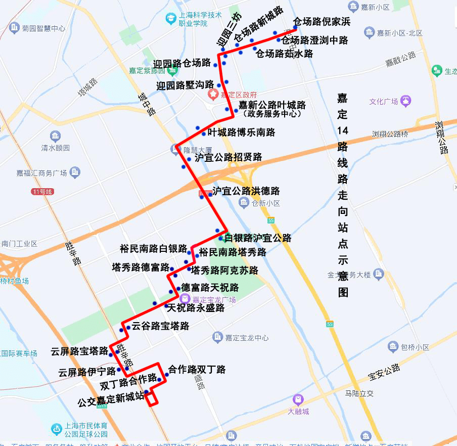 882路公交车路线图图片