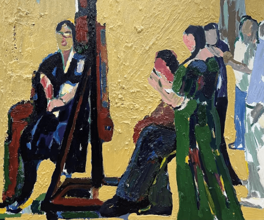 来东莞市文化馆感受色彩的魅力_油画_张雷_综合