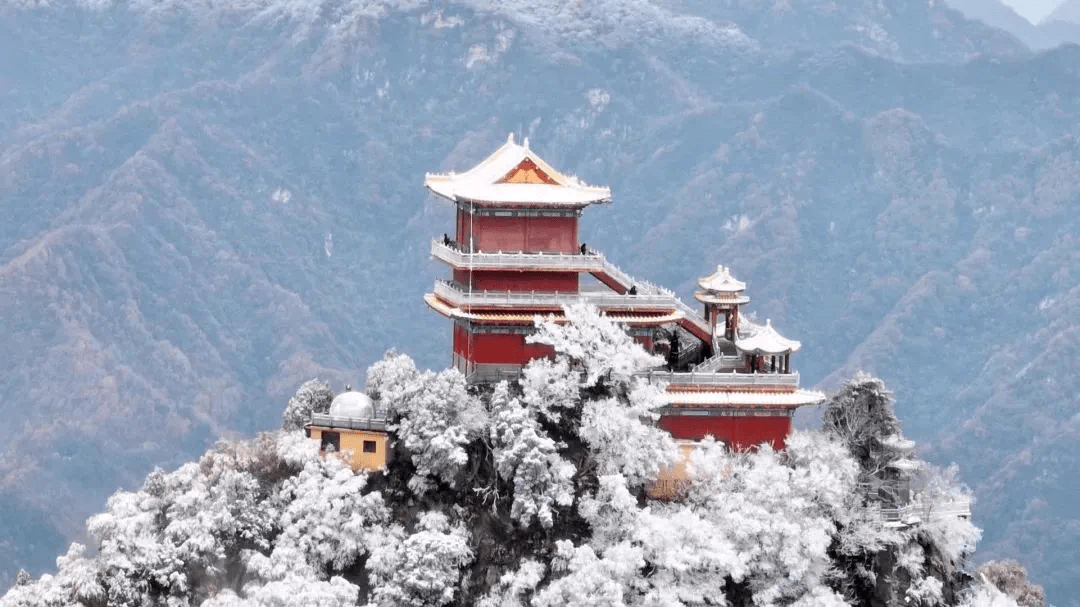 骊山雪景图片