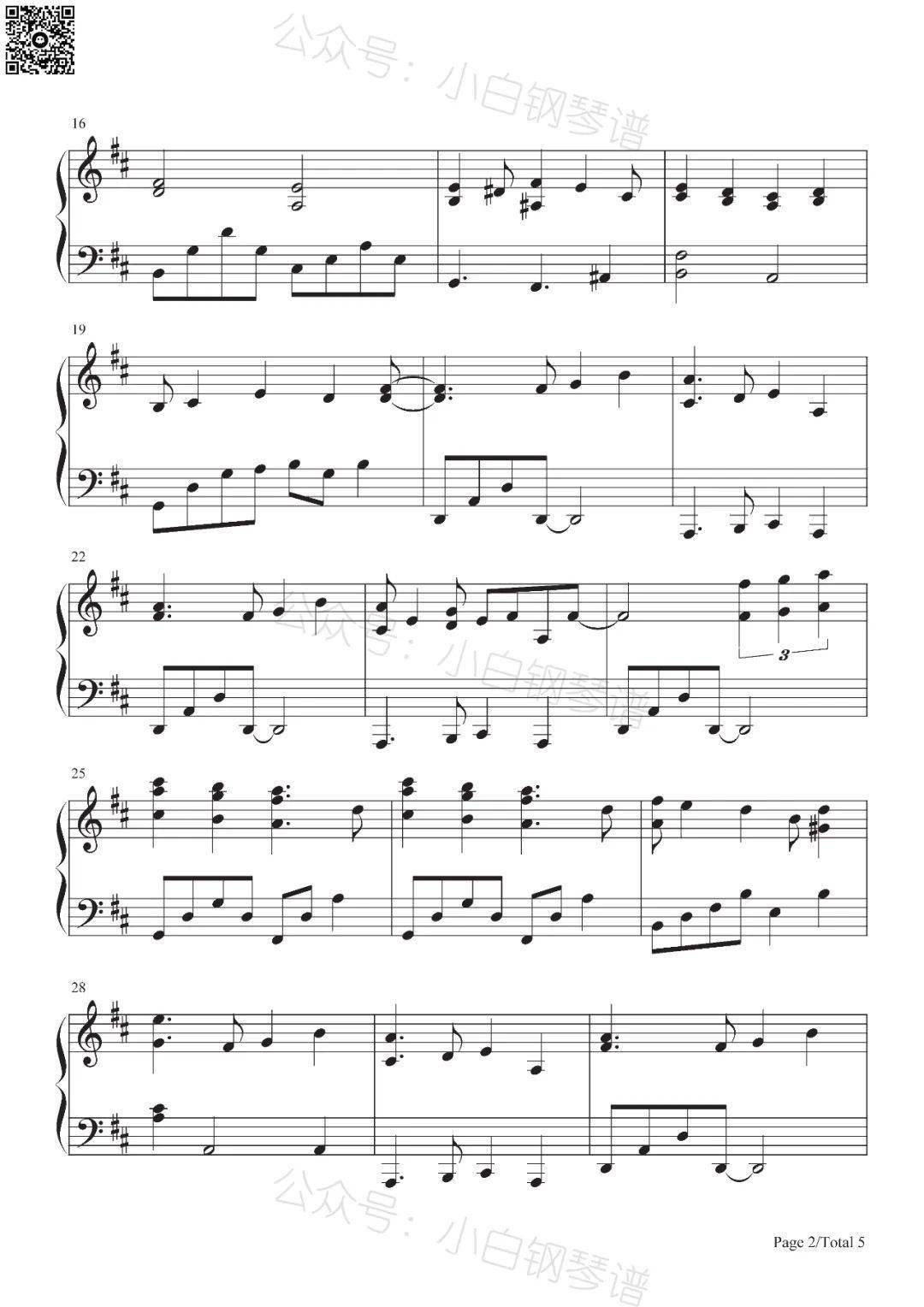 「琴谱|a whole new world」-适中版-新的世界 - alan menken(含简谱)