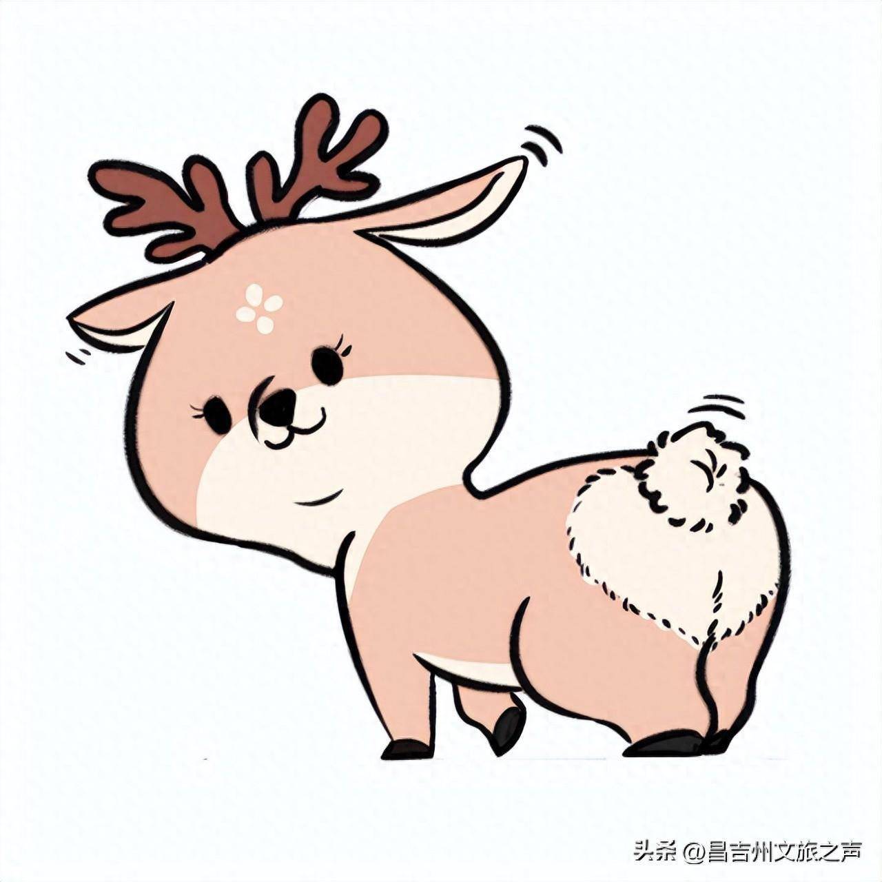 马鹿_草原_天山