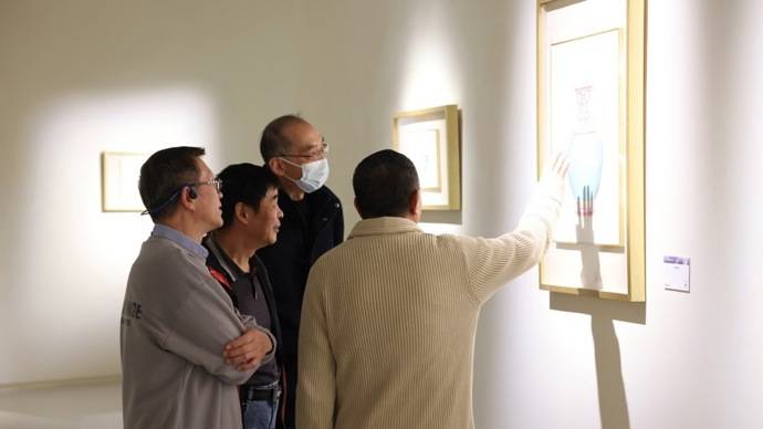 11月23日,"大美中国青——马伟彪中国画作品展"