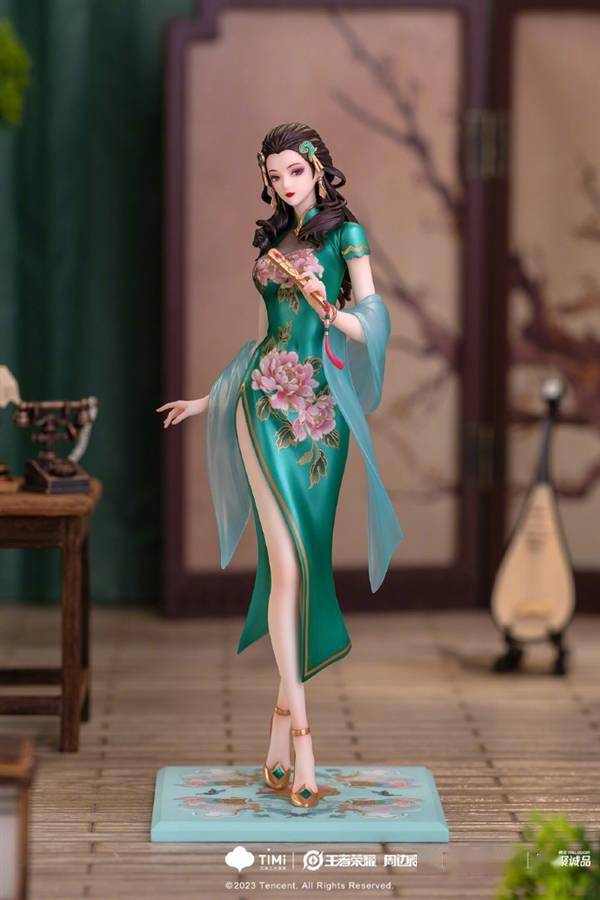 199元 《王者荣耀》"四大美女"旗袍手办开售:3d打印 高精模具超逼真